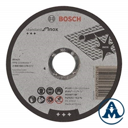 Rezna ploča 115x1,6mm Inox/LPP Ravna Bosch